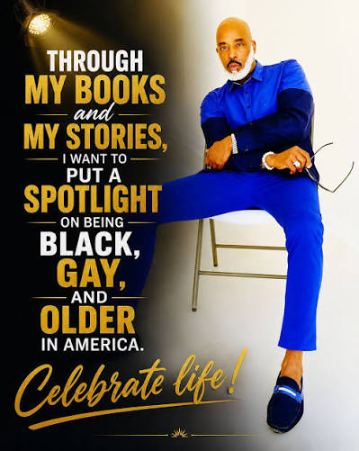 J.L. King — through my books and my stories, I want to put a spotlight on being Black, gay, and older in America